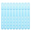 JCD 10pcs Silicone Cable Ties Assorted Color Reusable Heavy Duty Cable Organizer Management for Fastening Cords and Wires