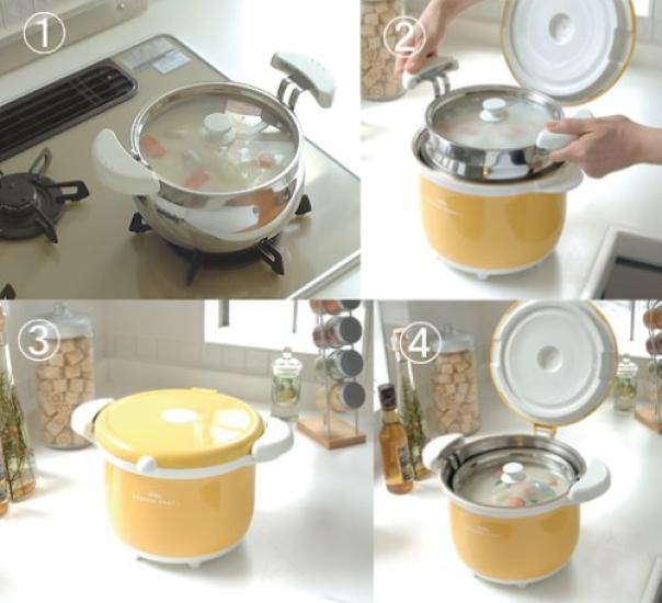 Thermos Vacuum Insulated Cooker Shuttle Chef 3.0L Pumpkin KBA-3001 PUM