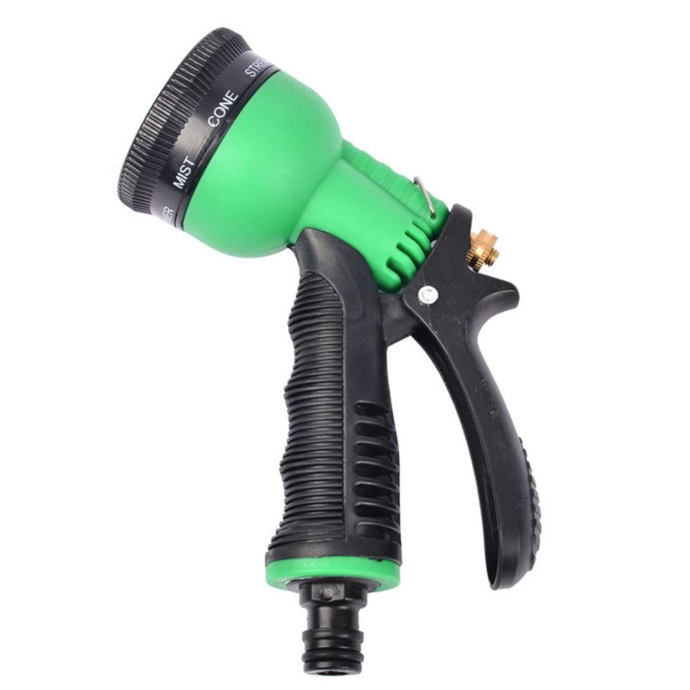 

8 Функция Водяной пистолет Пистолет-распылитель высокого давления Садовое растение Цветочный газон Орошение овощей Полив автомобилей Мойка дома Чистый инструмент