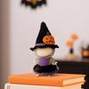 Halloween Doll Clothes Set Plush Baby Clothes, Pumpkin  Hat Hand Knitting  (Doll Clothes , Dolls Not Included)