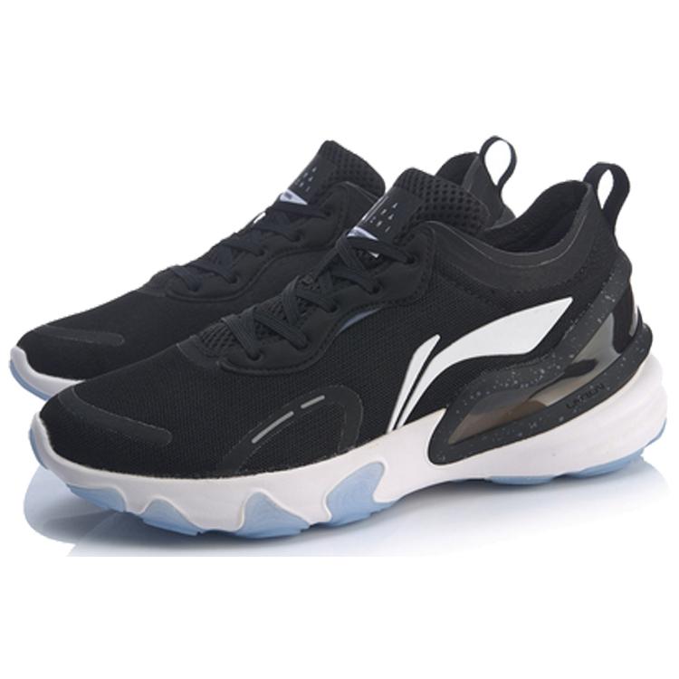 New LiNing Arashi Cushioning Support Rebound Low Top Running Shoes Women's Standard Black ARHP204-2