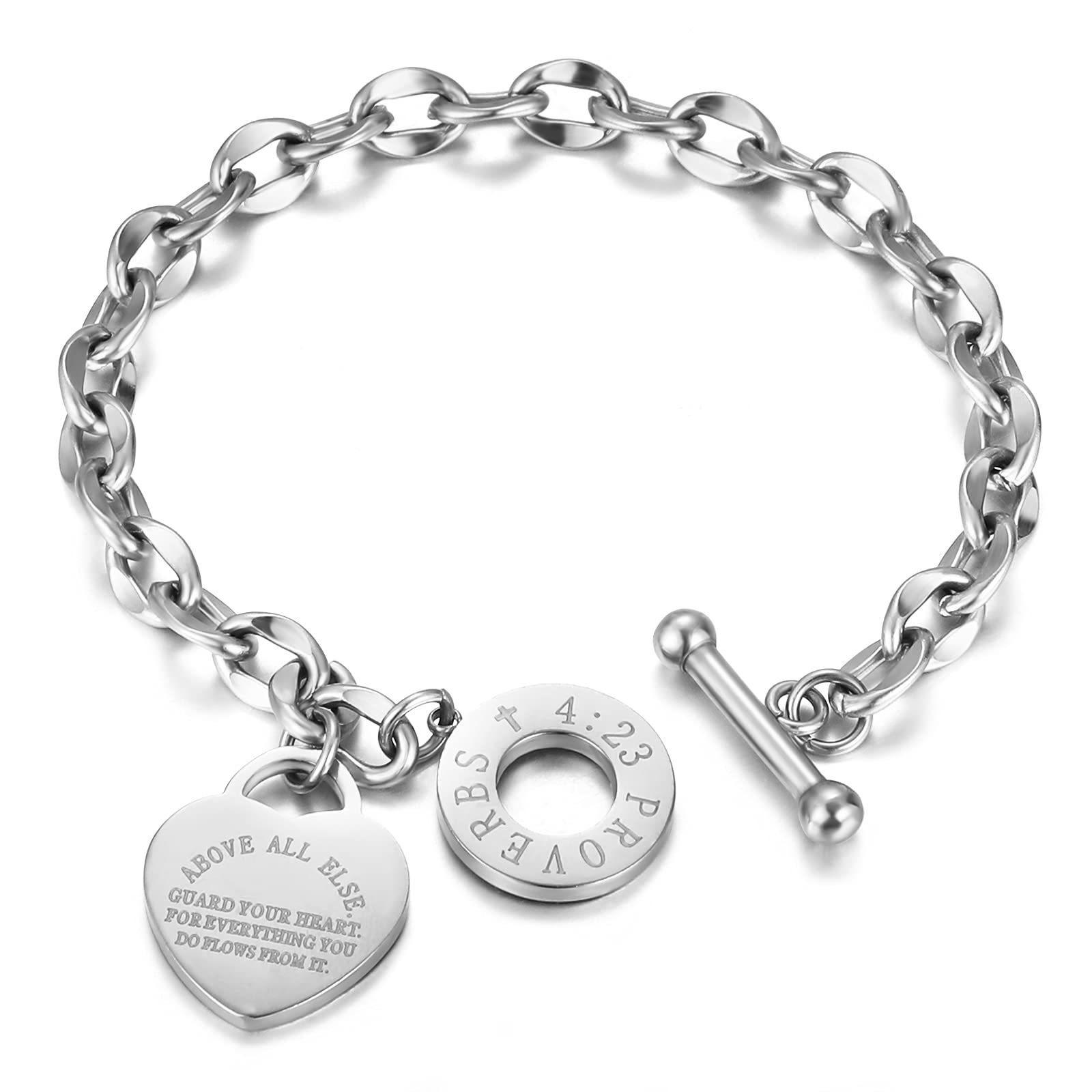 Women s Hollow Heart Bracelet Gold Chain Love Pendant Christmas Gift Gold Stainless Steel Love Bracelet
