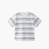 MQD Boys' Antibacterial Striped Casual Short Sleeve T-Shirt