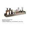 Wall-Mounted Bathroom Shelf Rustproof Aluminum Shower Caddy with Drain Holes Heavy Duty Storage Shelf for Kitchen Laundry Room