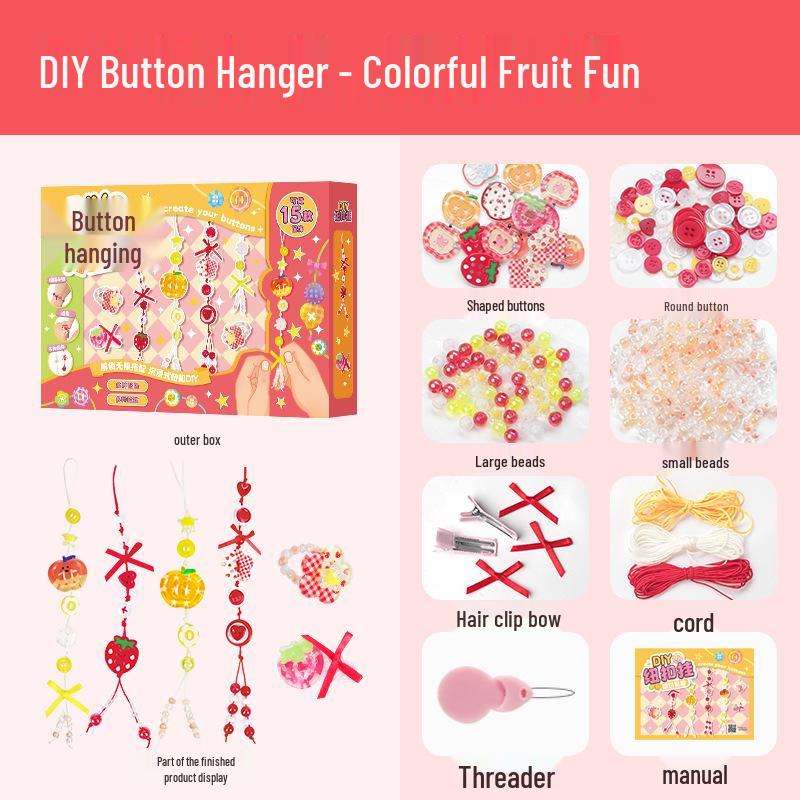 Mr. Toy DIY Shell Pendant Kit: Children s Miniature Beading & Painting Ornaments
