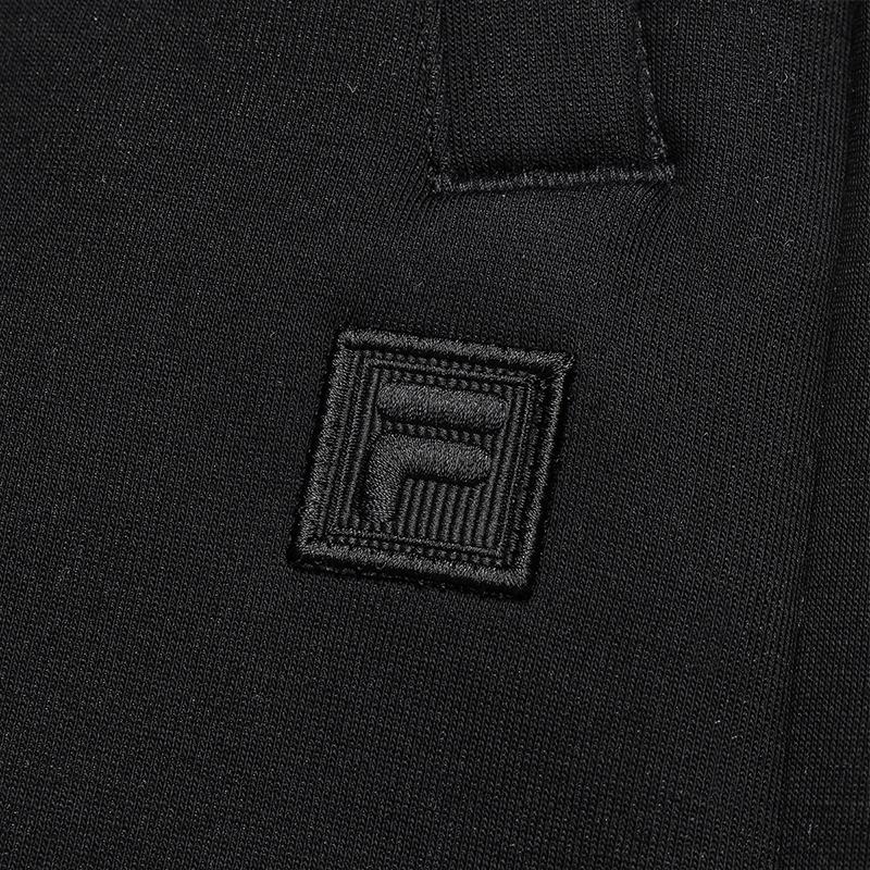 Fila Milano Series Fashion Classic Versatile Comfortable Straight Leg Breathable Stretch Knit Sports Pants Men Bottoms F11M545601FBK