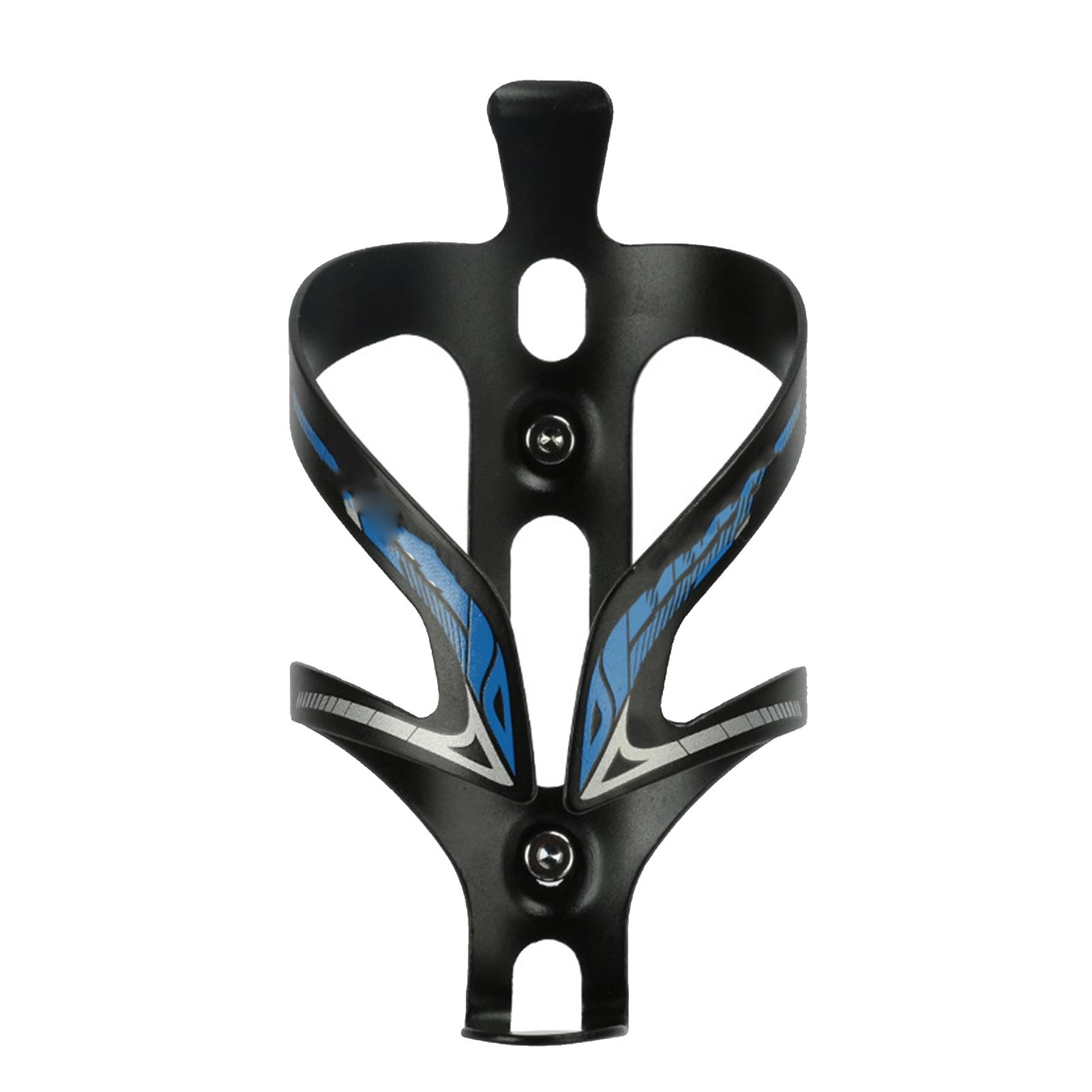 Bike Water Bottle Holder Outdoor Riding Mountain Bike Road Bike Aluminum Alloy Adjustable Water Bottle Holder синий