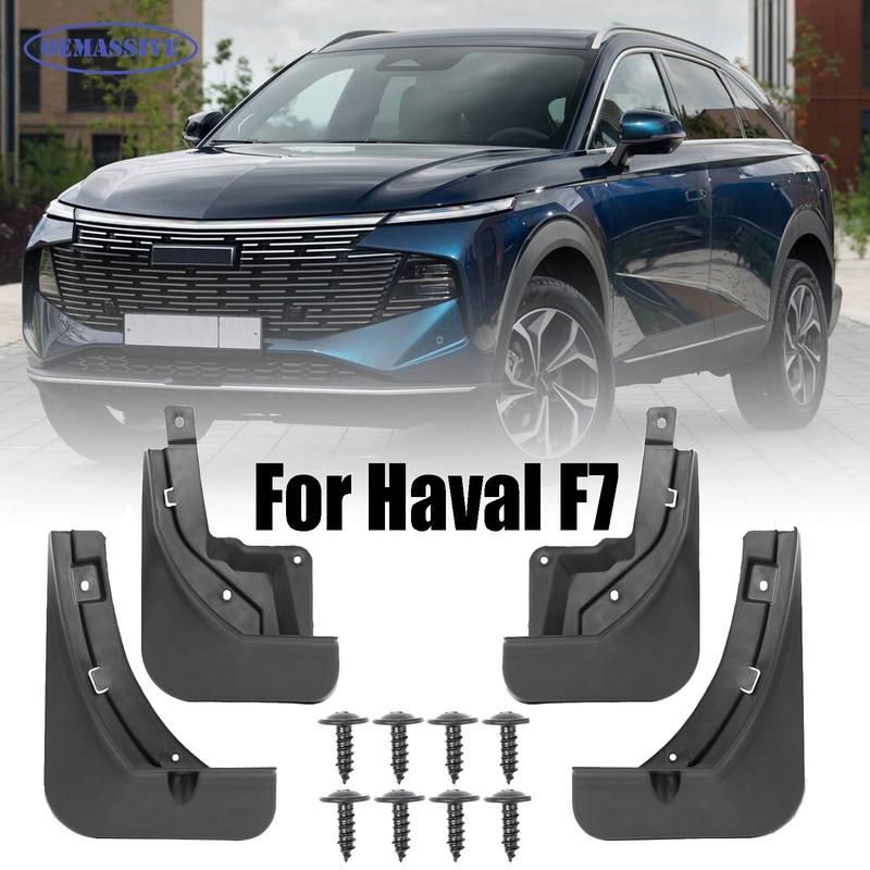 4Pcs For Great Wall Haval F7 Splash Guards mudguards Fenders Mudflaps Mud Flaps Mud Guards Front Rear Car Accessories 2024 2025