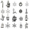 SN825 - Antique Silver Christmas 20 pcs Set - 22.4g
