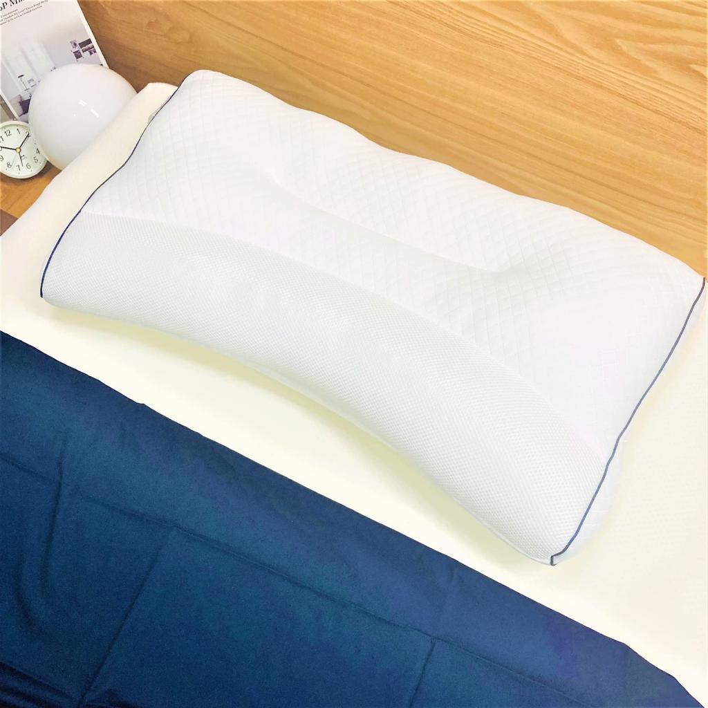 MORIPiLO (Morishita) Neck Support Pillow, Wide, for Side Sleeping, Pipe Type, White, Approx. 43x70x10cm, Product Number: 365447