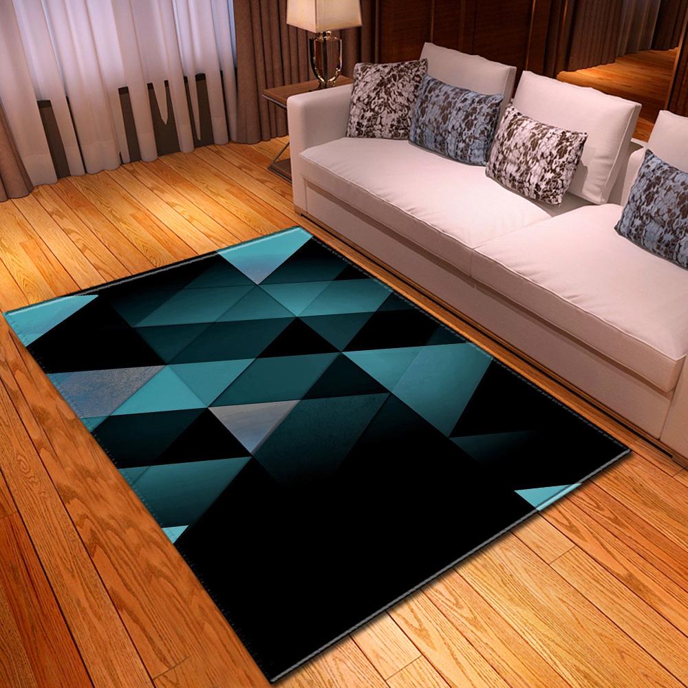Geometric Shaped Floor Mat Bedroom Dining Room Carpet Carpet Doormat
