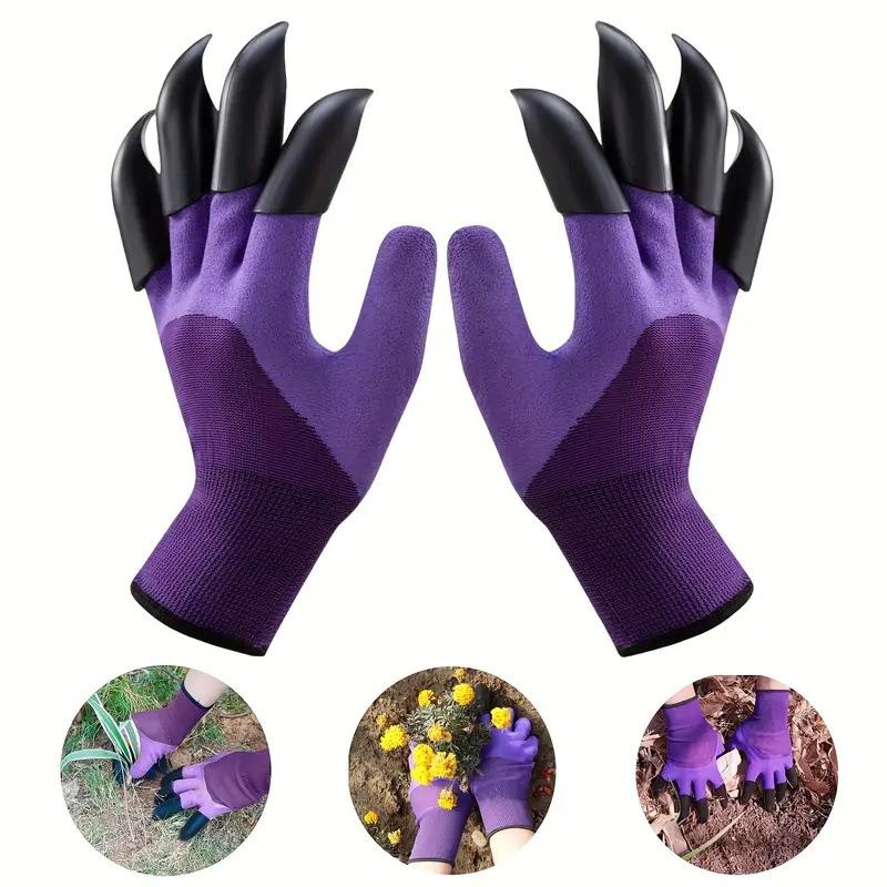 Garden Latex Work Gloves – Anti-Slip, Wear-Resistant, Octopus Grip Protection for Planting & Digging