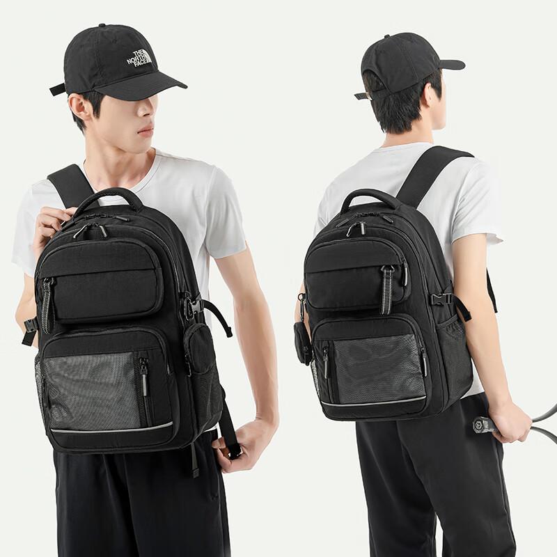 JD Jingzao MAX High Capacity Middle and High School Student Backpack Spine Protection Load Reduction