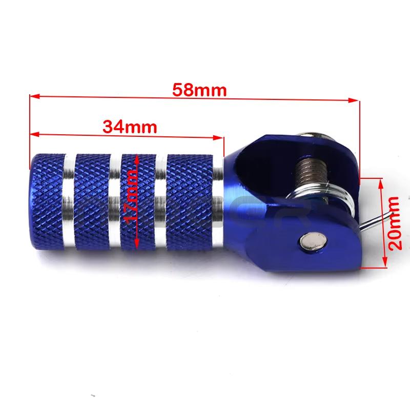 Motorcycle Shift Lever Head Aluminum Alloy Shift Pedal Folding 250 Gear Levers Replacement Series Motorbike ATV Dirt Pit Bike