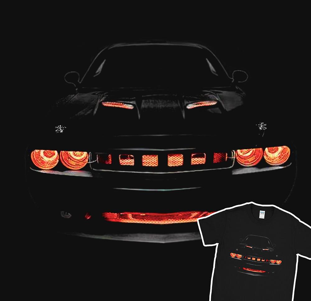 American Musclecar Auto Racing Car Challenger T-shirt 100% Cotton Holiday Gift M
