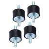 Air Compressor Pump Anti Vibration Rubber Mount Shock Damper M4 15*10