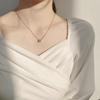 Sterling Silver Small Waist Necklace For Women Minimalist Clavicle Chain