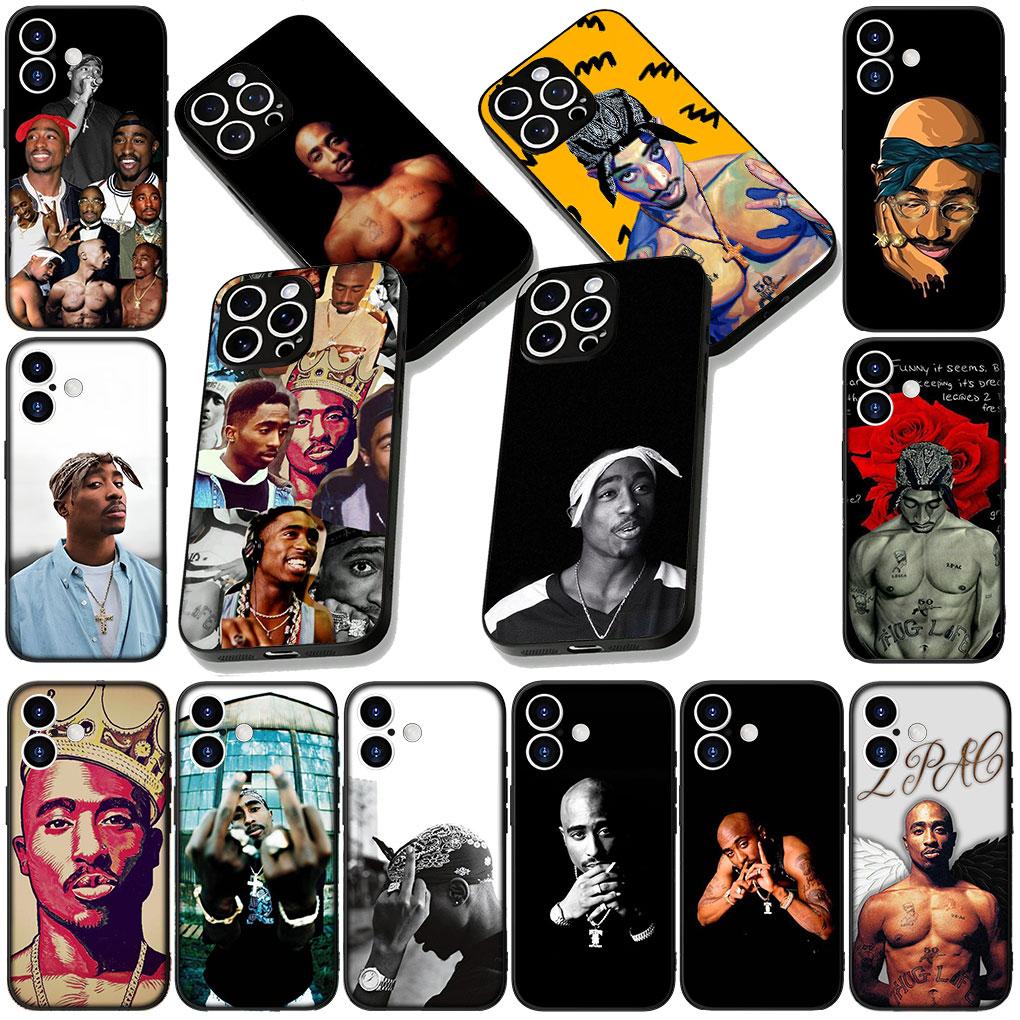 Rapper 2pacs Singer Tupacs Casing Phone Cover for Xiaomi Poco C75 C65 C71 C85 X7 X6 X5 M6 M7 F7 F8 Ultra F6 Pro Soft Case