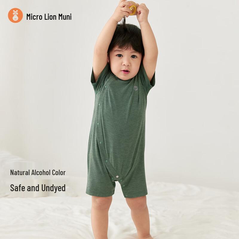 

Baby Summer Thin Short-Sleeved Romper 80