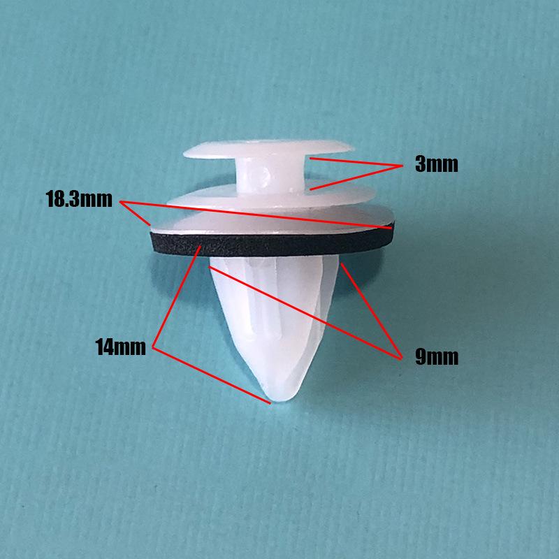 Συμβατό Κλιπ Επένδυσης Πάνελ Πόρτας για Toyota: Μοντέλα 90467-10161, 67771-35010