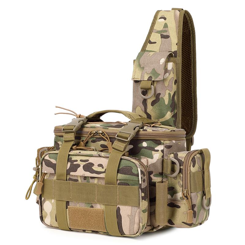 Large Capacity Tatical Waist Packs Men Chest Bag High Quality Men Shoulder BAG Fanny Tools Bag For Fishing Vintage Style Men Bag