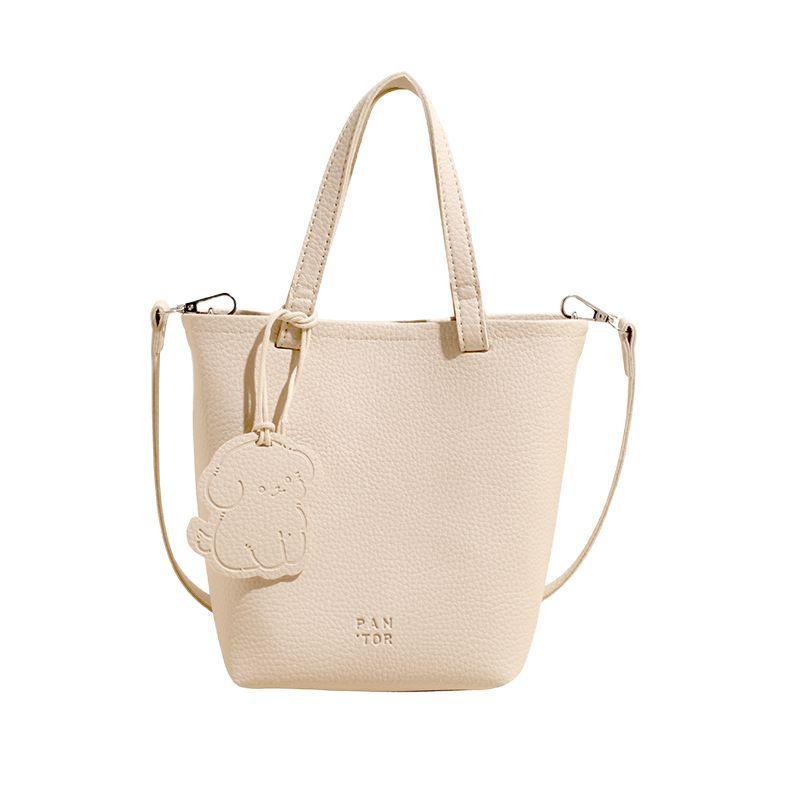 Portable bucket bag 2025 new versatile texture messenger bag niche design Internet celebrity popular shoulder bag