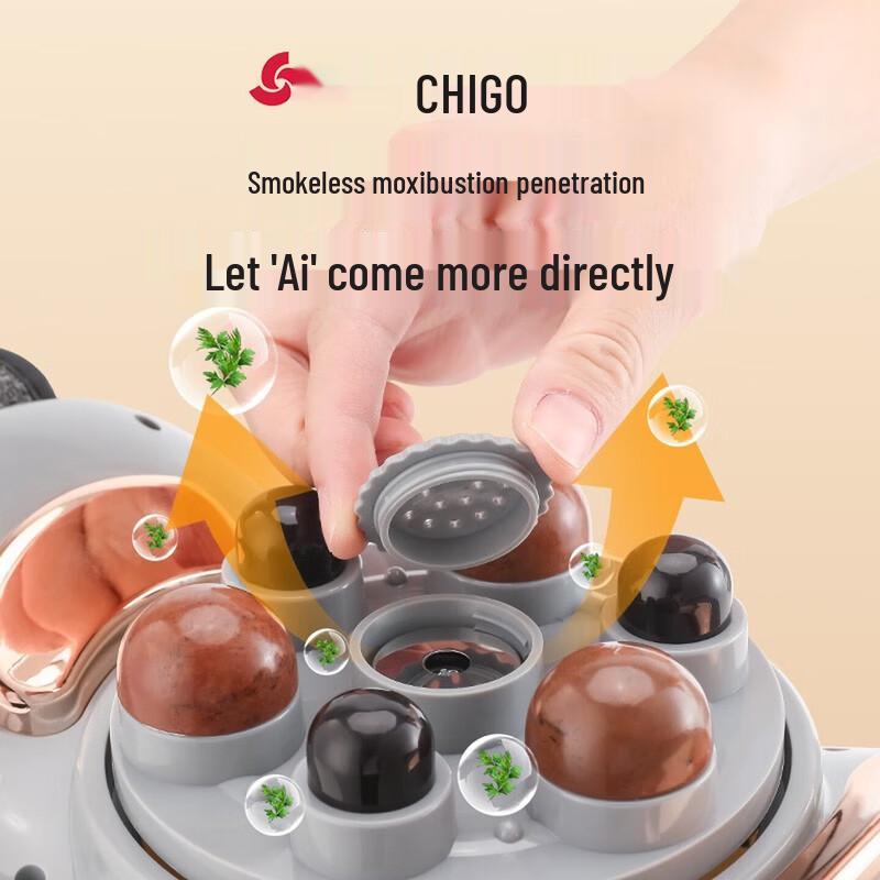 CHIGO Smart Rechargeable Waist & Abdomen Massager CN plug (adapter included)