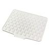 Silicone Drain Mat Thick Dish Drying Mat with Drainage Heat-Resistant Non-Slip Bar Sink Drying Pad for Countertops
