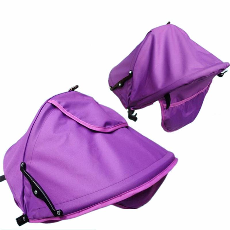 Baby Stroller Sun Shade Universal Carriage Canopy Cover for Infant Prams Breathable UV Blocking Visor with Adjustable Straps