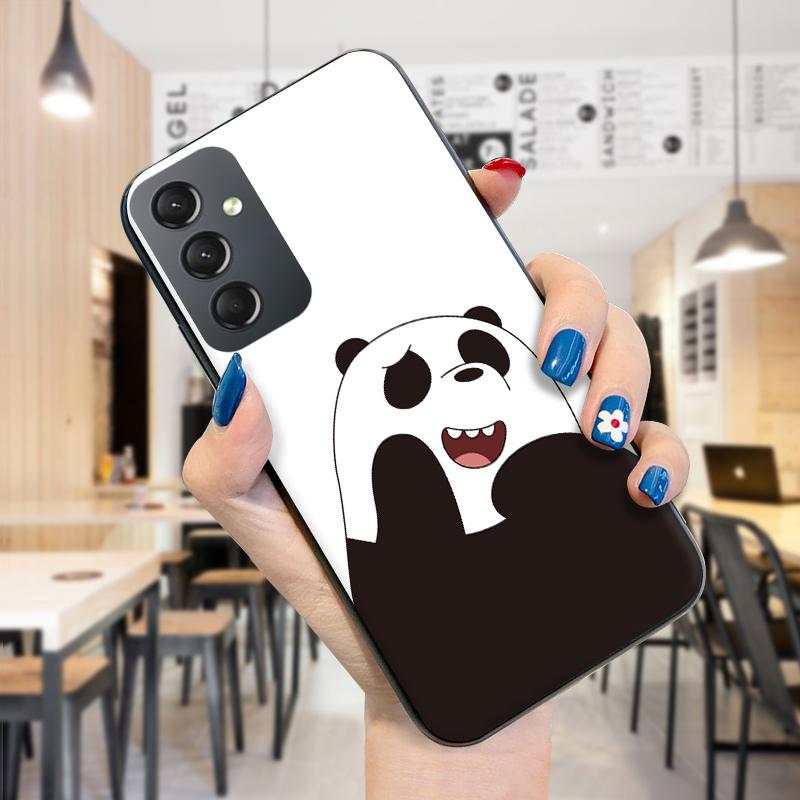 

Милый милый чехол для телефона с белым коричневым медведем для iPhone 11 13 Samsung Galaxy A51 A12 Xiaomi POCO Redmi 10 10C, мягкая задняя крышка из ТПУ Xiaomi Redmi K60 Ultra