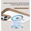 Magnetic Luxury Transparent Acrylic Armor Shockproof Case For iPhone 16 15 14 13 12 11 Pro Max For Magsafe Wireless Charge Cover