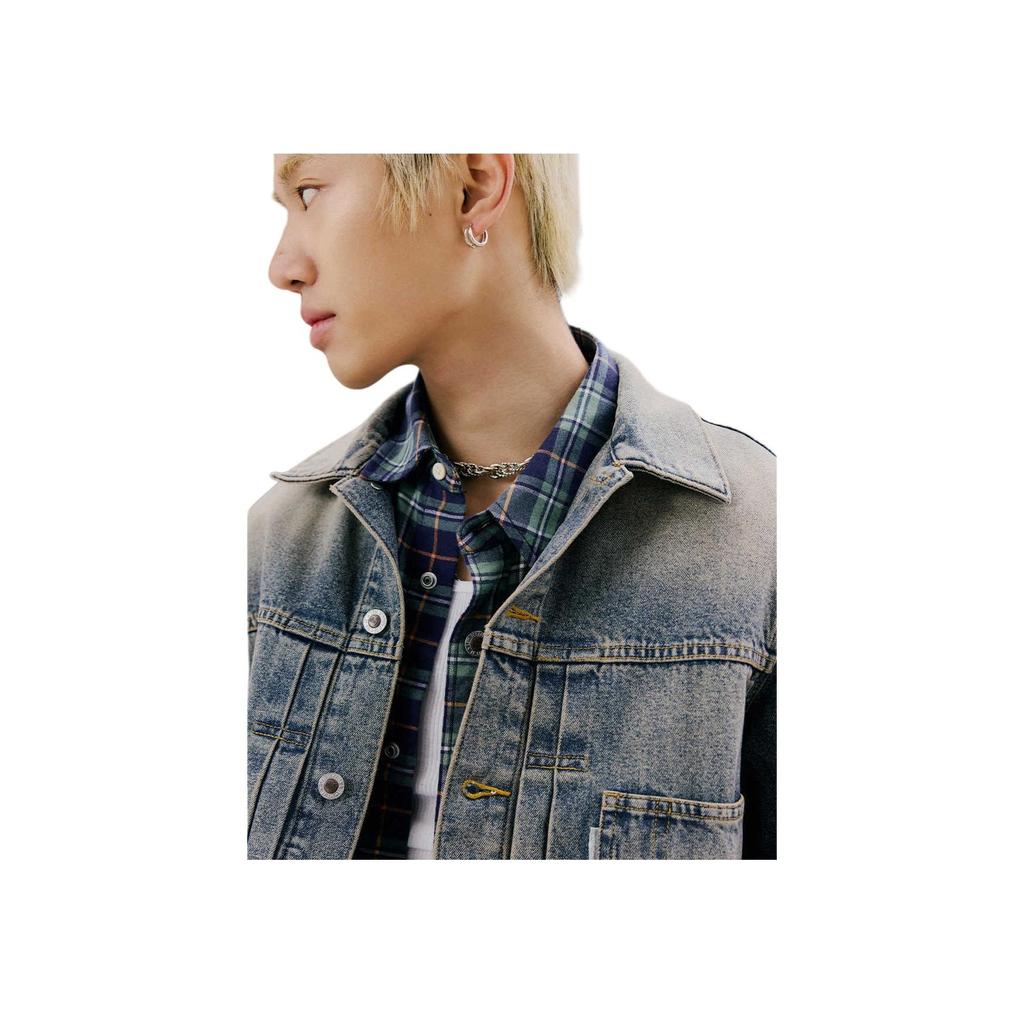 Levis SS25 Front Patch Pocket Casual Denim Jacket Men jackets Blue 004GJ-0000