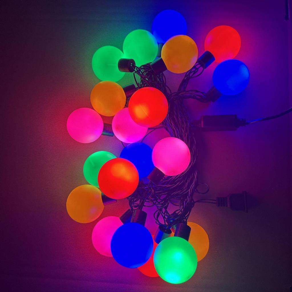 LED Ping Pong String Lights - Multi-Purpose Decorative Lights for Weddings, Festivals, Outdoor Camping, and Party Backgrounds