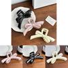 Premium Quality Plastic And Resin Hair Claw Clip With Chic Bowknot Detail