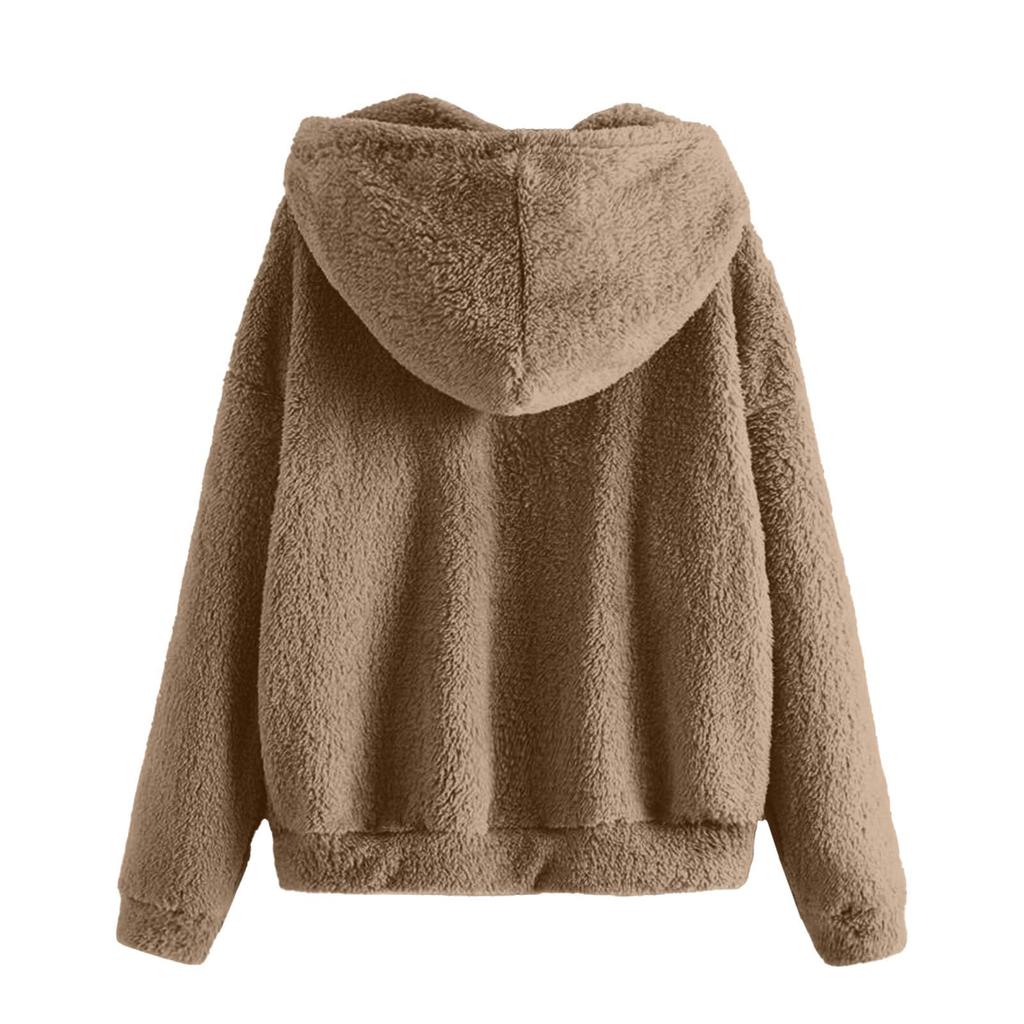 Hanorac de iarnă pentru bărbați, cu glugă, cu fermoar, cu buzunar plasat