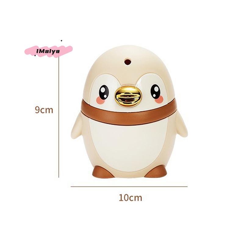 1Pc Cute Penguin-Shaped Automatic Toothpick Dispenser Portable Plastic Case for Adults - Handy Travel Toothpick Holder