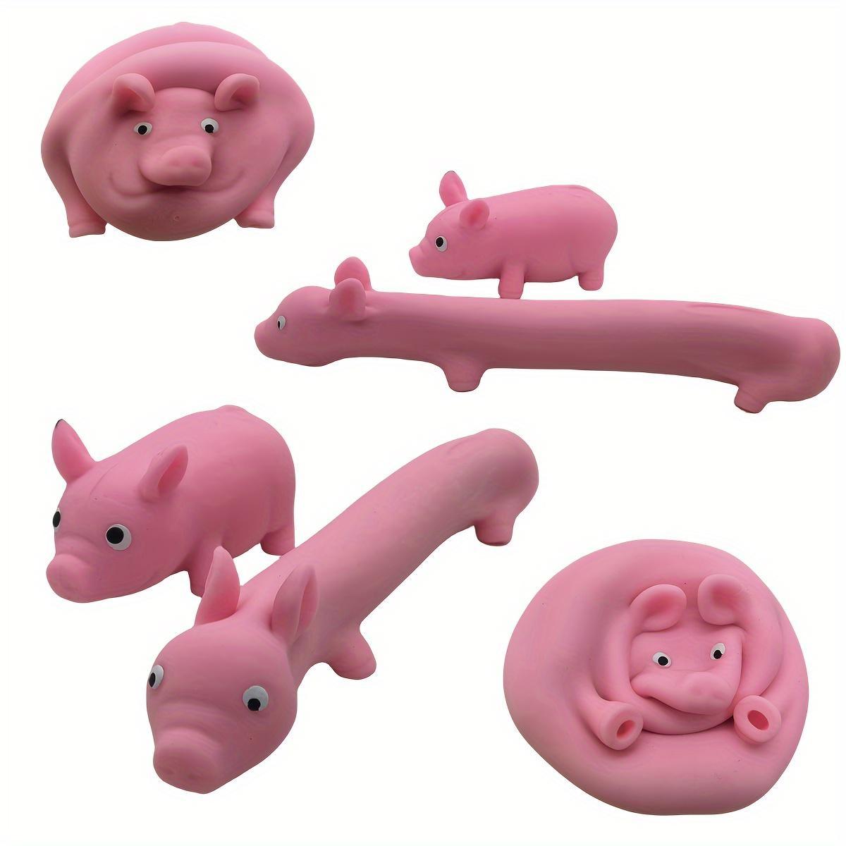 Squishy Pig Stress Squishy Piggie Squeeze Toy Anti-Anxy Забавная игрушка-свинья Игрушка — фото 13