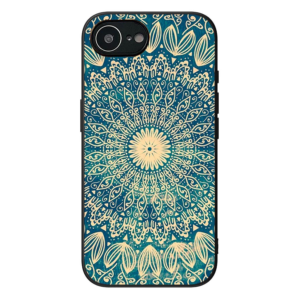 Floral Paisley Mandala Flower Texture Phone Cover Case for Apple iPhone 16 15 14 Plus 13 12 Mini 17 Pro Max + ProMax 16E Air 16+