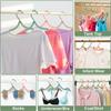 Foldable Plastic Travel Hanger Adjustable Multi-Functional Clothes Hanger for Home and Travel Hangers Convenient Hanger