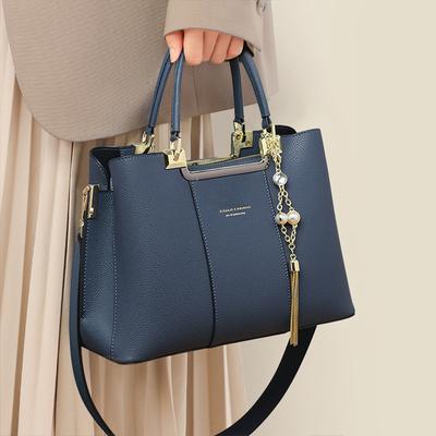 Handbag Genuine Leather Crossbody Bag Versatile High-end Mother Shoulder Bag