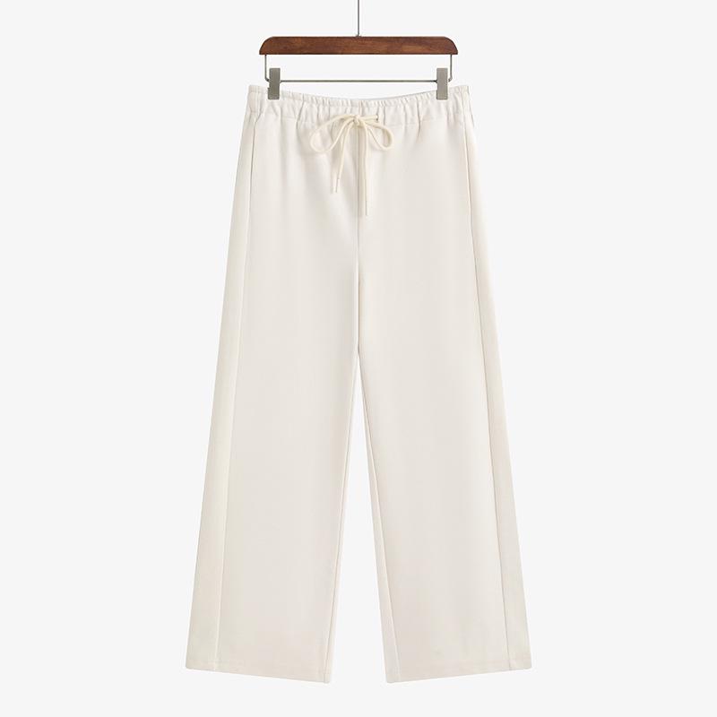 

Women s Plus Size High Waist Casual Straight Leg Trousers - Winter 2025, Style NK1316 XL (60-70 kg) абрикосовый