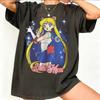 2026 Summer Sailor Moon Retro Cosplay Tshirt Unisexs Oversize Casual Cotton Printed Shortsleeved Unisex Childrens Sports Shirt