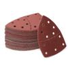 Triangle 11-Hole Detachable Palm-Sized Sandpaper, 152x105 mm, Iron Triangle Red Flocking Sheet