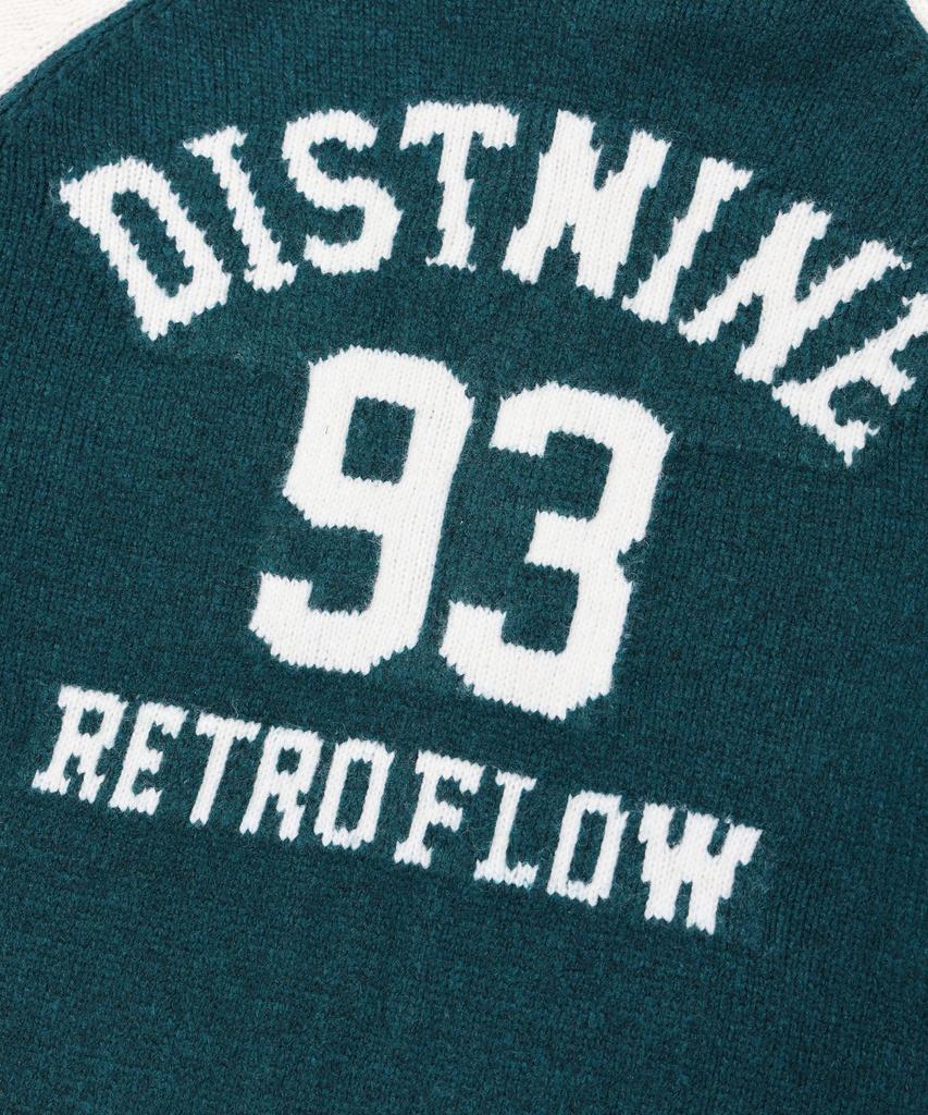 Distn9Ne Varsity Knit Zip-Up Dark Green (Lp5Su516-046)