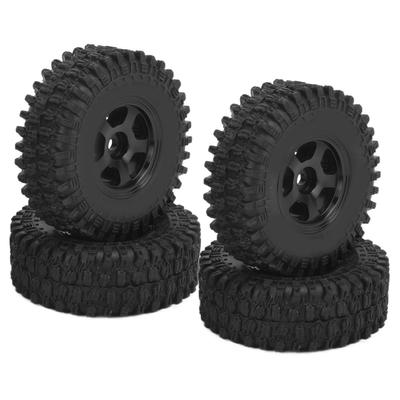 4pcs 1 24 RC Climbing Tires 5 Claw Rock Climbing Tires for Axial SCX24 AXI00002 for SCX24 AXI00001 for SCX24