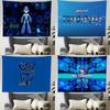 MMega Man Game Fashion Tapestry Wall Hanging Tapestry Art Deco Blanket Curtain Hanging At Home Bedroom Living Room Decor