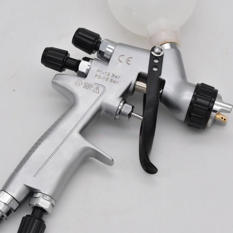 Mini Portable Spray Gun Gravity Feed Paint 250ml Cup Paint Sprayer 1.2mm Nozzle Handheld Spray Painting Equipment