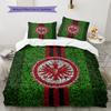 Eintracht Frankfurt Pattern Bedding,Quilt Set Quilt Cover Pillowcase Home Birthday Gift(1 * Duvet Cover + 2 * Pillowcase, Without Core)