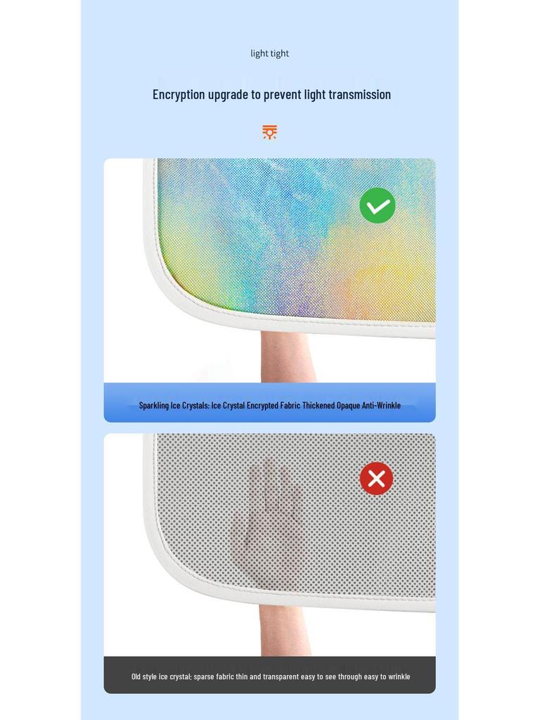 Zeekr 001 Sunroof Sunshade: Ice Crystal Heat Insulation & Privacy Board for 2024-2025 Models
