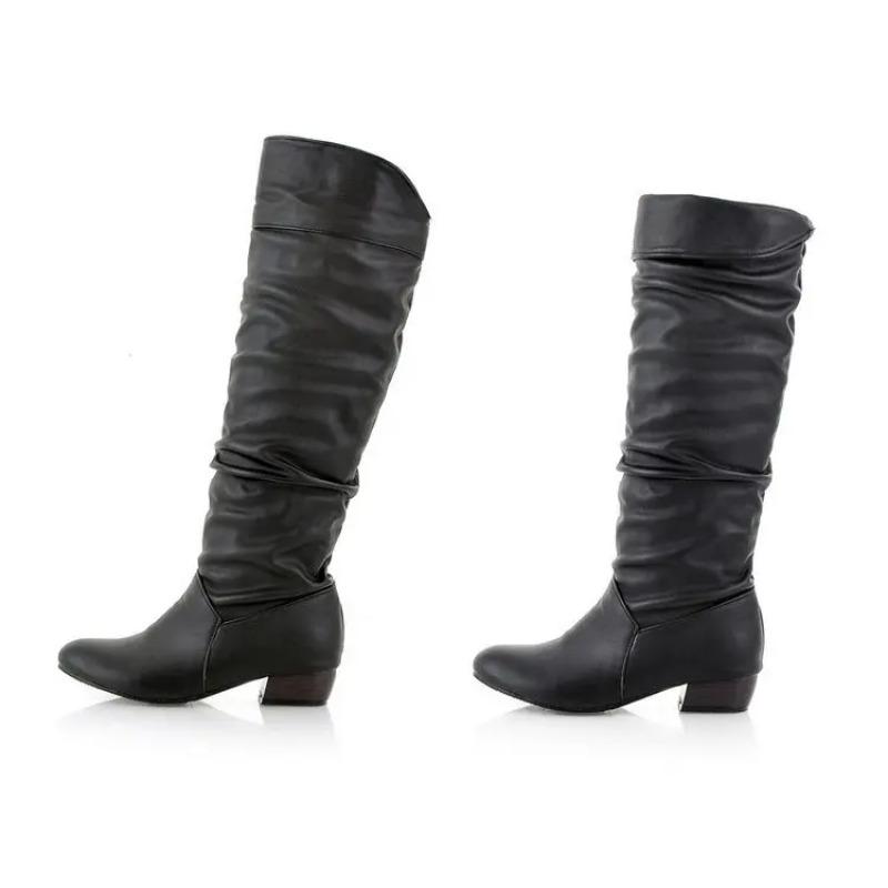 Slim Boots Sexy Over The Knee High Suede Women Snow Boots Women'S Fashion Winter Thigh High Boots Shoes Woman Dfv67